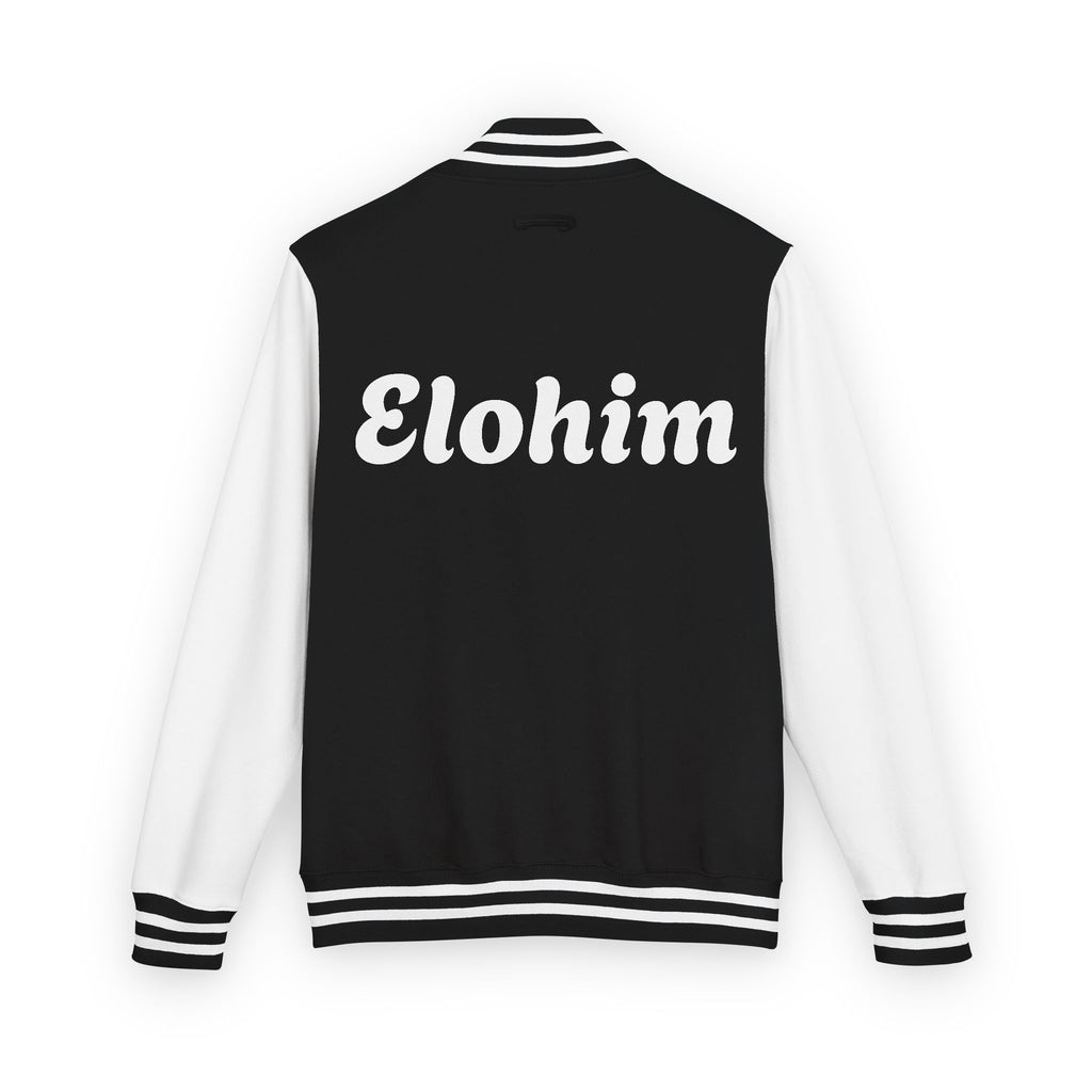 Letterman Jacket — "Elohim" Varsity Style Back Print