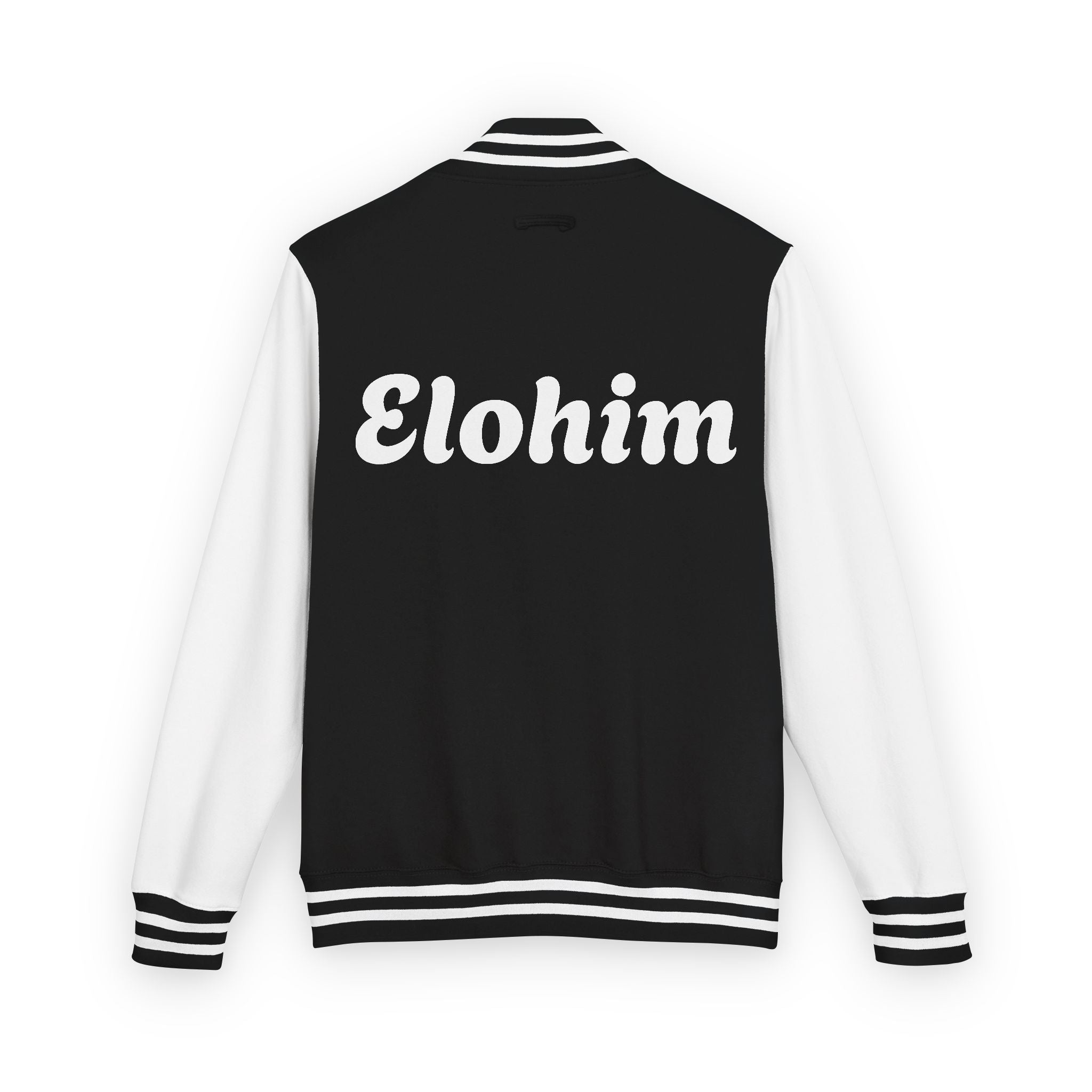 Letterman Jacket — "Elohim" Varsity Style Back Print