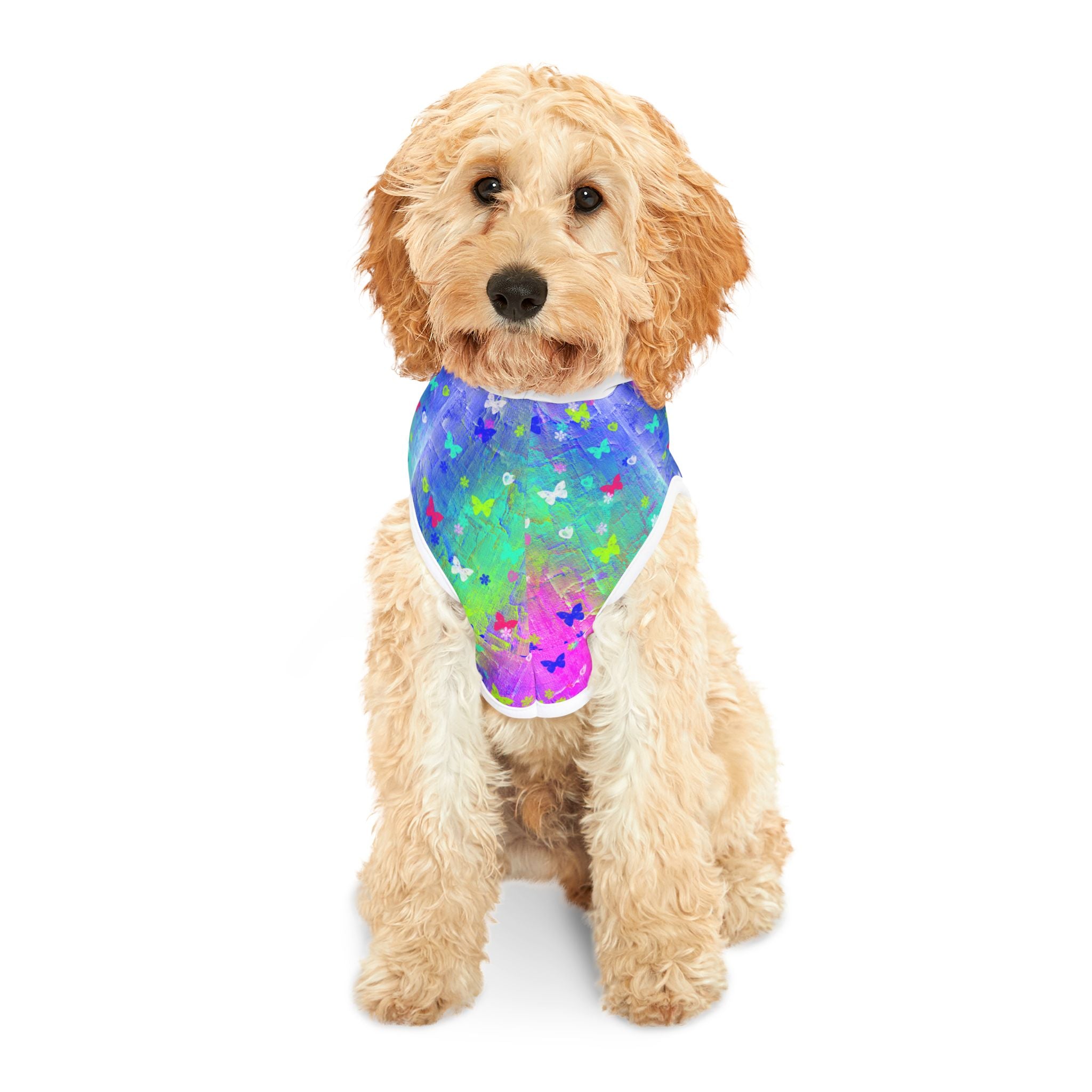 Pet Hoodie - 'My God Reigns' Colorful Butterfly Faith Hoodie for Dogs & Cats