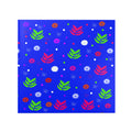 Floral Pattern Hardcover Photo Book — Bright Blue Botanical Keepsake