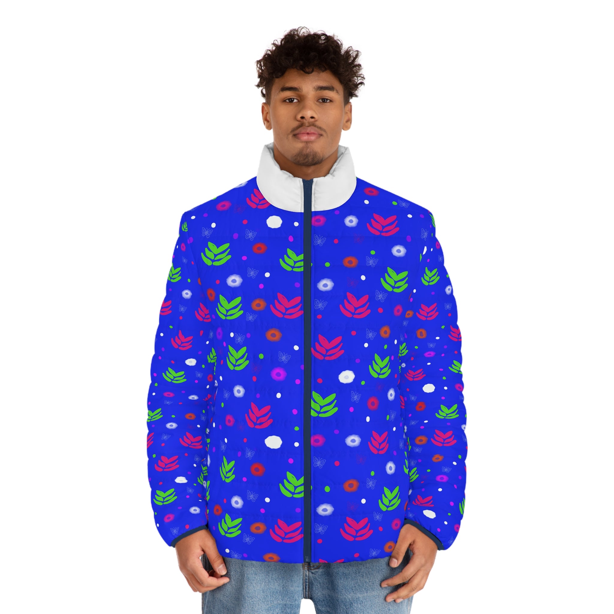 Men's Puffer Jacket (AOP)