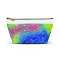 Colorful Swirl Butterfly Accessory Pouch — T‑Bottom Cosmetic Bag