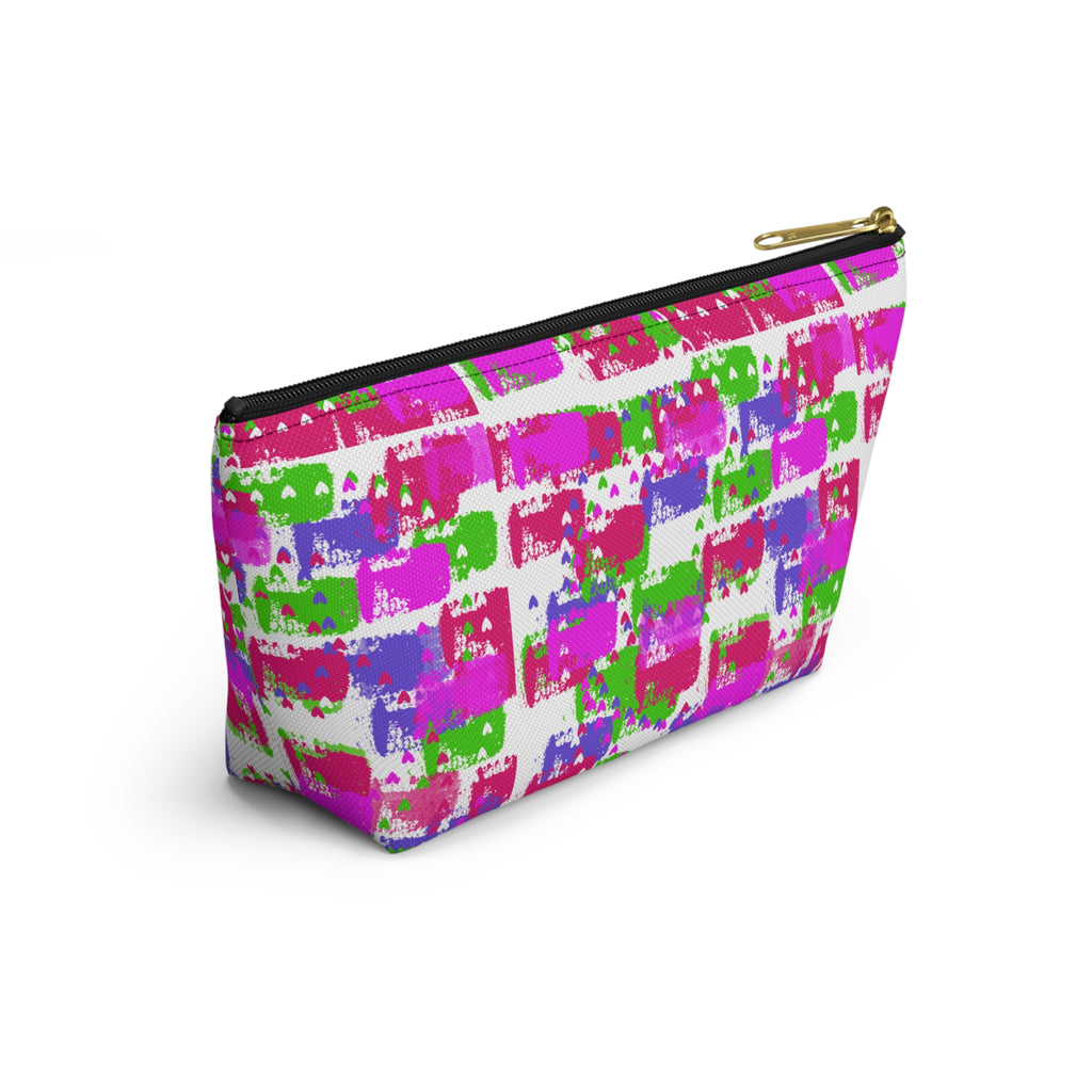 Fairy Girl Accessory Pouch — Colorful T-Bottom Makeup Bag for Kids & Teens