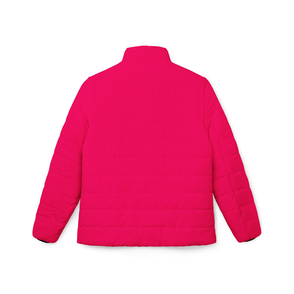 Women’s Pink Puffer Jacket — Lightweight Quilted Winter Coat