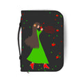 Bible Cover - Girl in Green Dress Bible Cover with Apples Design