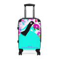Floral Faith Carry-On Suitcase — "Psalm 62: Truly My Soul Finds Rest in God Alone"