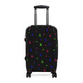 Neon Snack Icons Carry-On Suitcase — Playful Travel Luggage with Colorful Candy Pattern