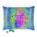 My God Reigns Colorful Butterfly Pet Bed — Plush Pooch & Cat Pillow