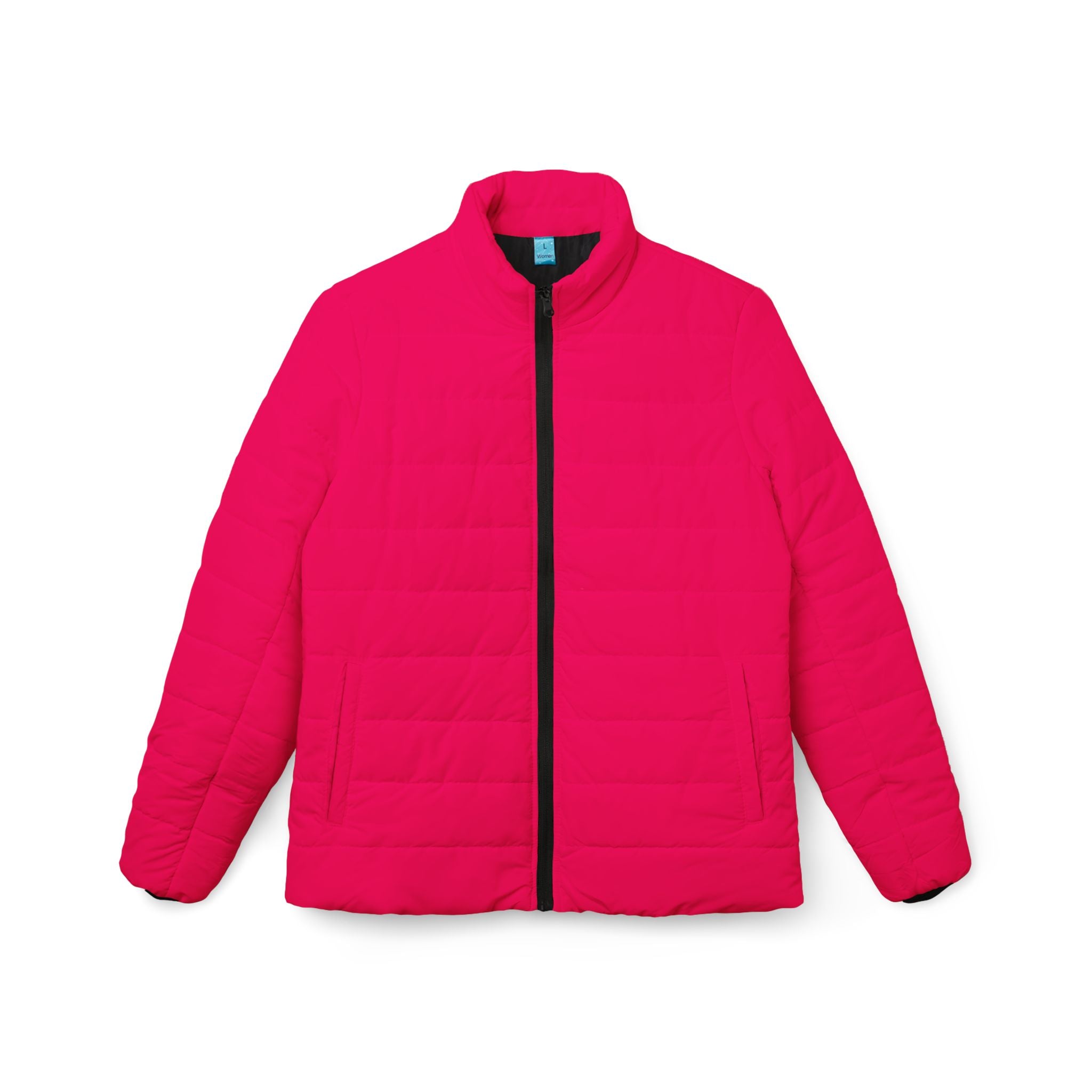 Women’s Pink Puffer Jacket — Lightweight Quilted Winter Coat
