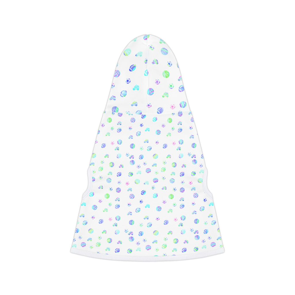 Pastel Dot Pet Hoodie — Lightweight Cute Hooded Sweater for Small Dogs & Cats