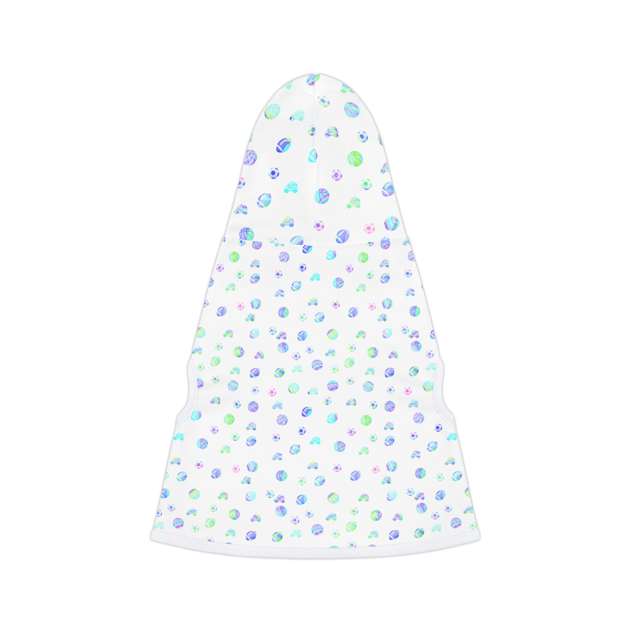 Pastel Dot Pet Hoodie — Lightweight Cute Hooded Sweater for Small Dogs & Cats