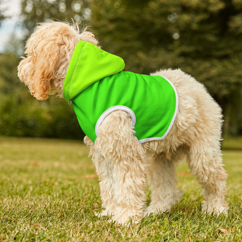 Neon Green Pet Hoodie - Lightweight Dog & Cat Sweatshirt