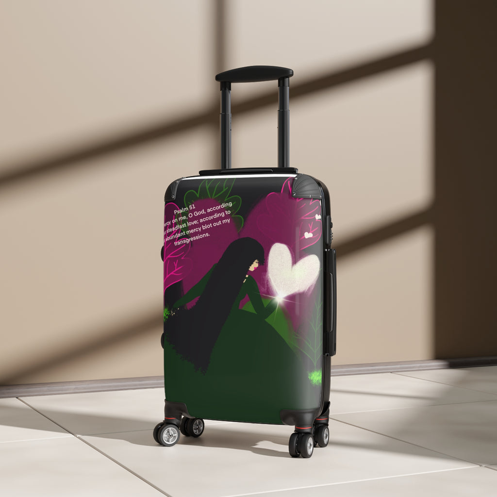 Romantic Nightscape Carry-On Suitcase — Heart & Garden Travel Luggage