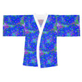 Women’s Kimono Robe — Colorful Harp Girl "He puts a new song in my mouth" AOP