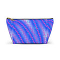 Blue Pink Starburst Accessory Pouch