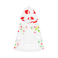 Christmas Elf & Reindeer Pet Hoodie – Cute Holiday Dog/Cat Sweater with Hearts & Confetti