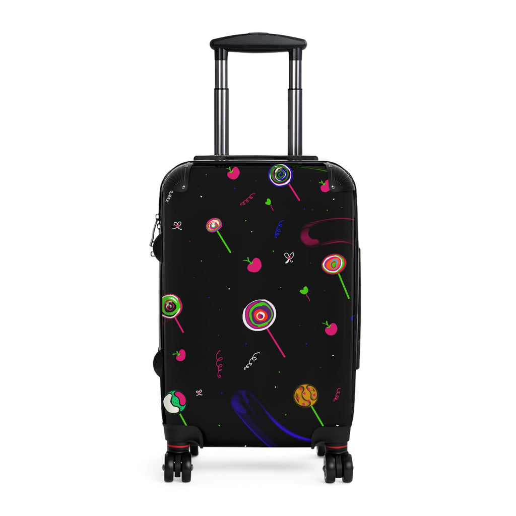 Candy Pop Carry-On Suitcase — Colorful Lollipop Travel Luggage