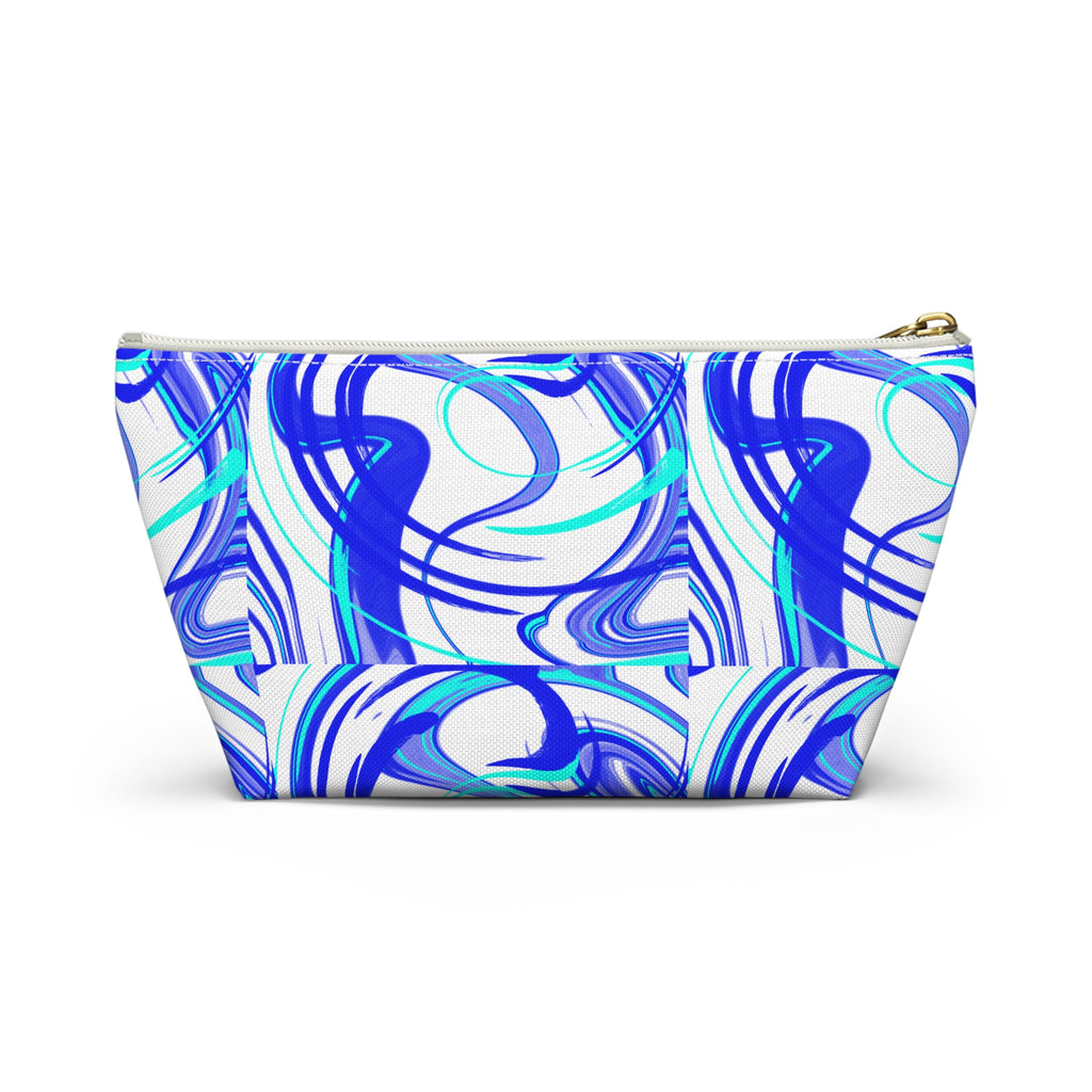 Blue Fairy Cosmetic Pouch — Whimsical Mermaid Girl Accessory Bag