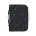 Bible Cover — Neon Confetti Pattern Zippered Bible Case