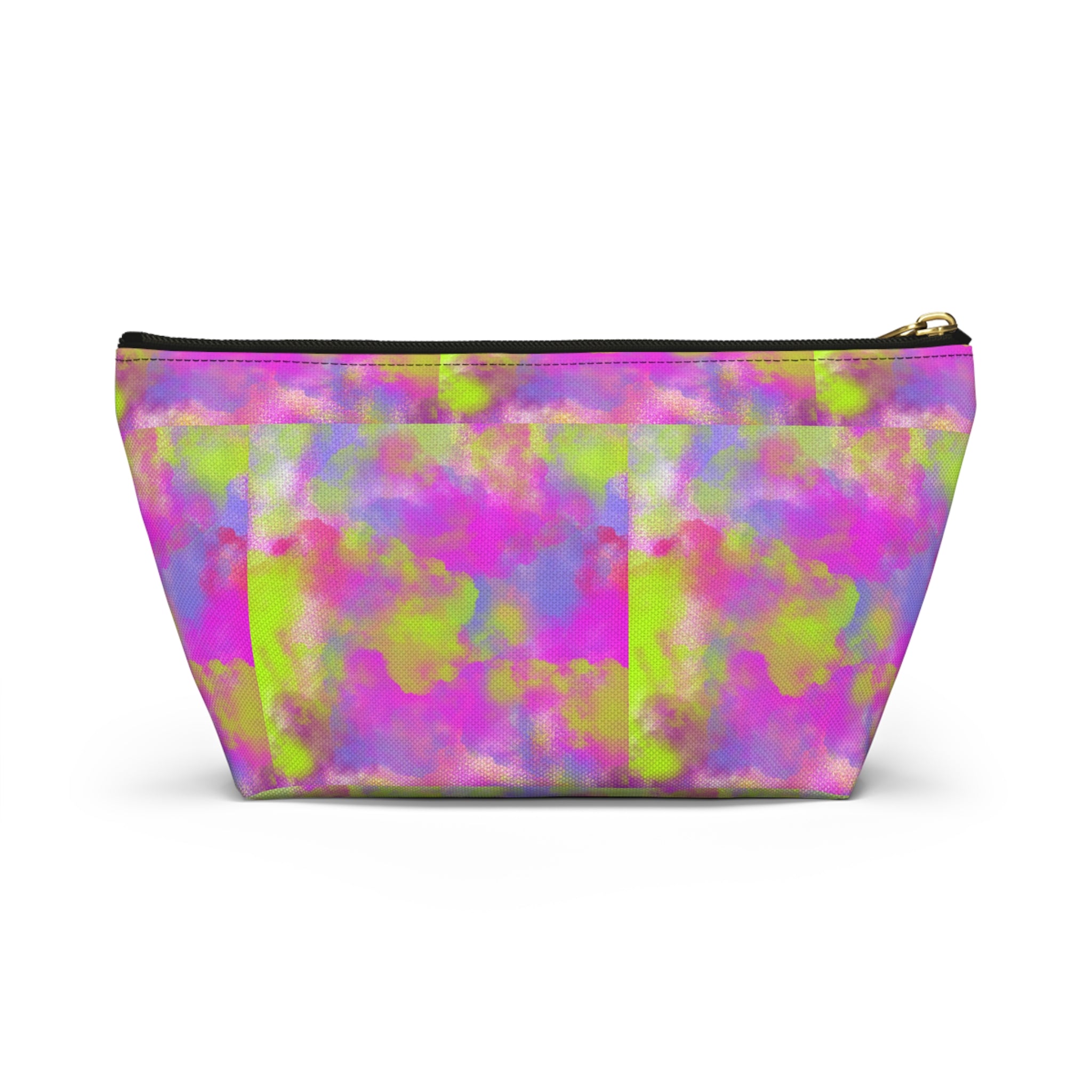 Colorful Kids Accessory Pouch — Cute Girl Illustration Cosmetic Bag