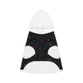 Pet Hoodie - Colorful Paw Print Hooded Dog & Cat Sweatshirt
