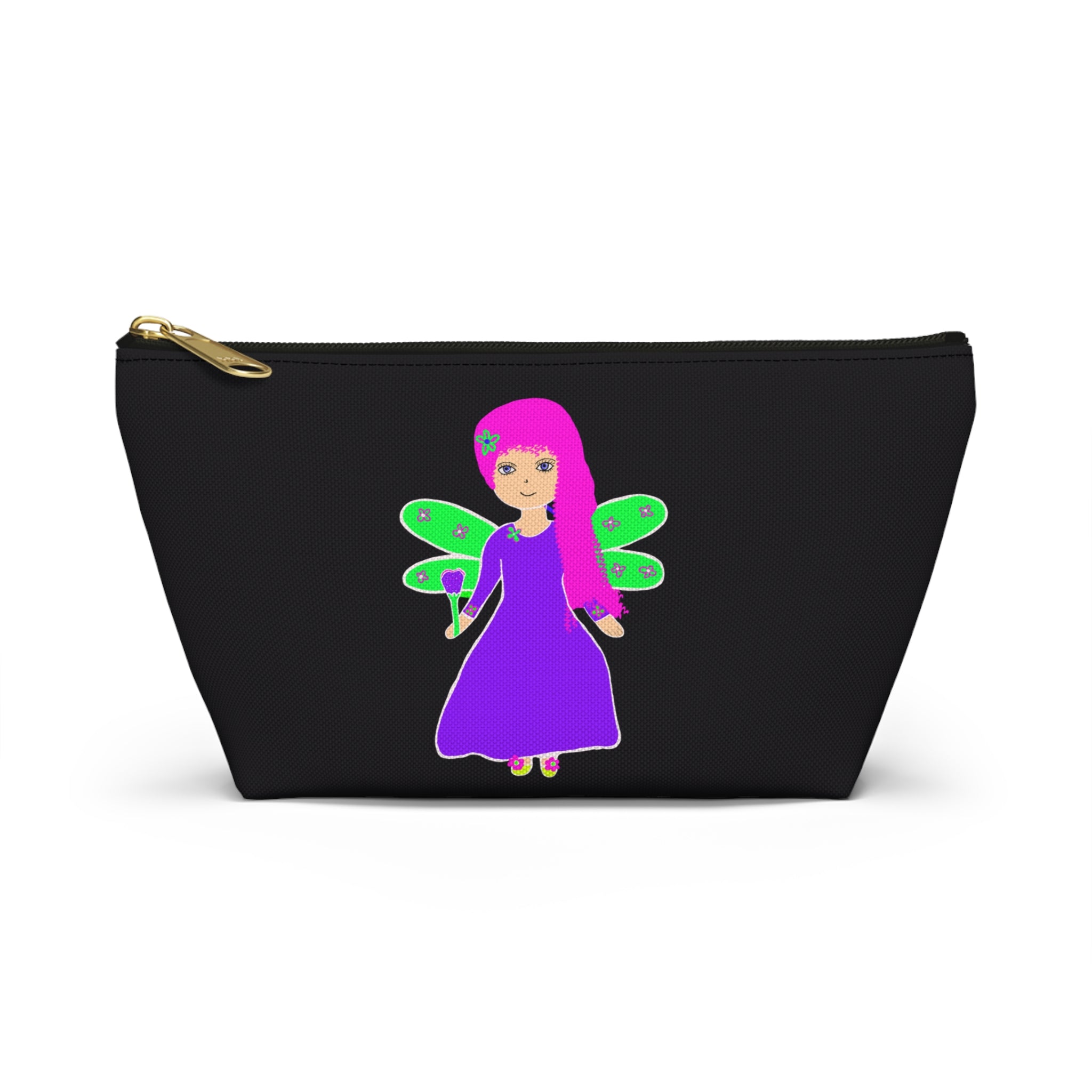 Fairy Wings Accessory Pouch — Cute Purple Fairy Makeup Bag