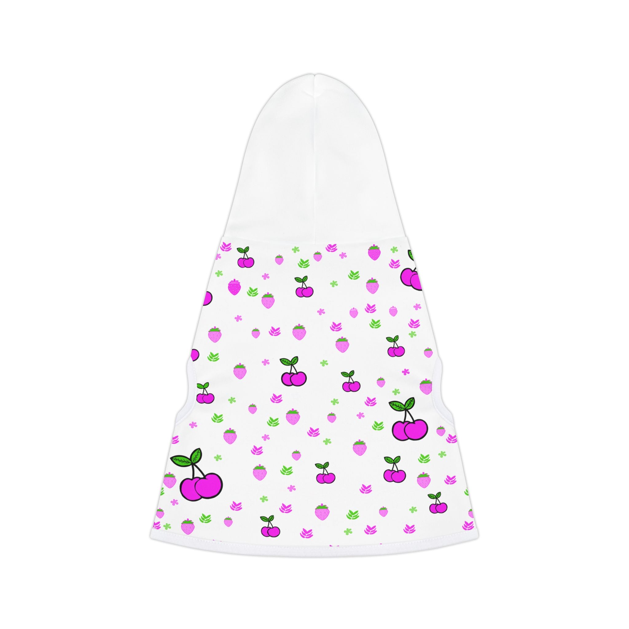 Cherry Pet Hoodie — Cute Pink Cherry Pattern Dog & Cat Hoodie