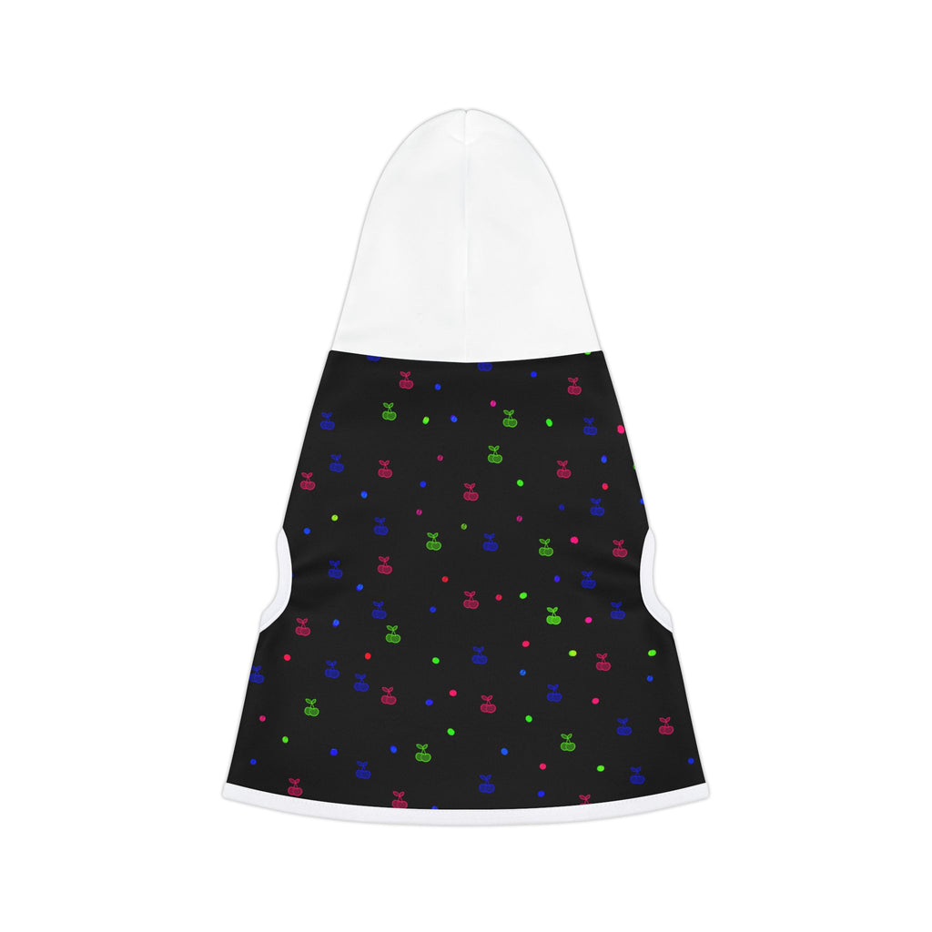 Pet Hoodie - Colorful Paw Print Hooded Dog & Cat Sweatshirt