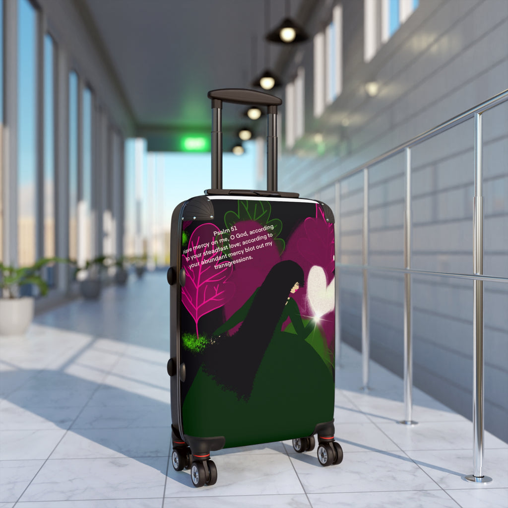 Romantic Nightscape Carry-On Suitcase — Heart & Garden Travel Luggage