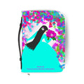 Floral Silhouette Bible Cover – Psalm 62 "Truly My Soul Finds Rest in God Alone"