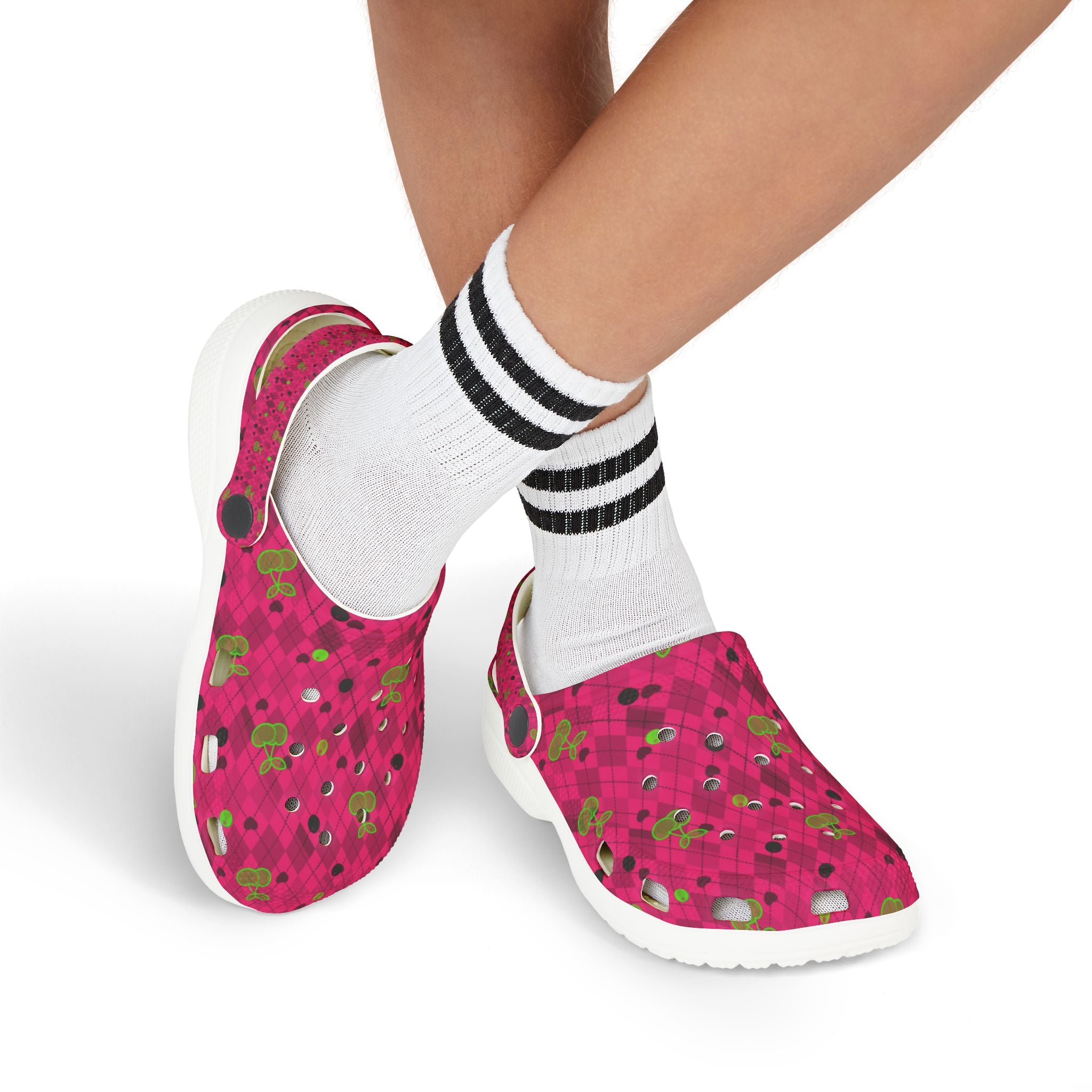 Kids' Pink Camo EVA Foam Clogs — Comfortable Garden & Play Shoes