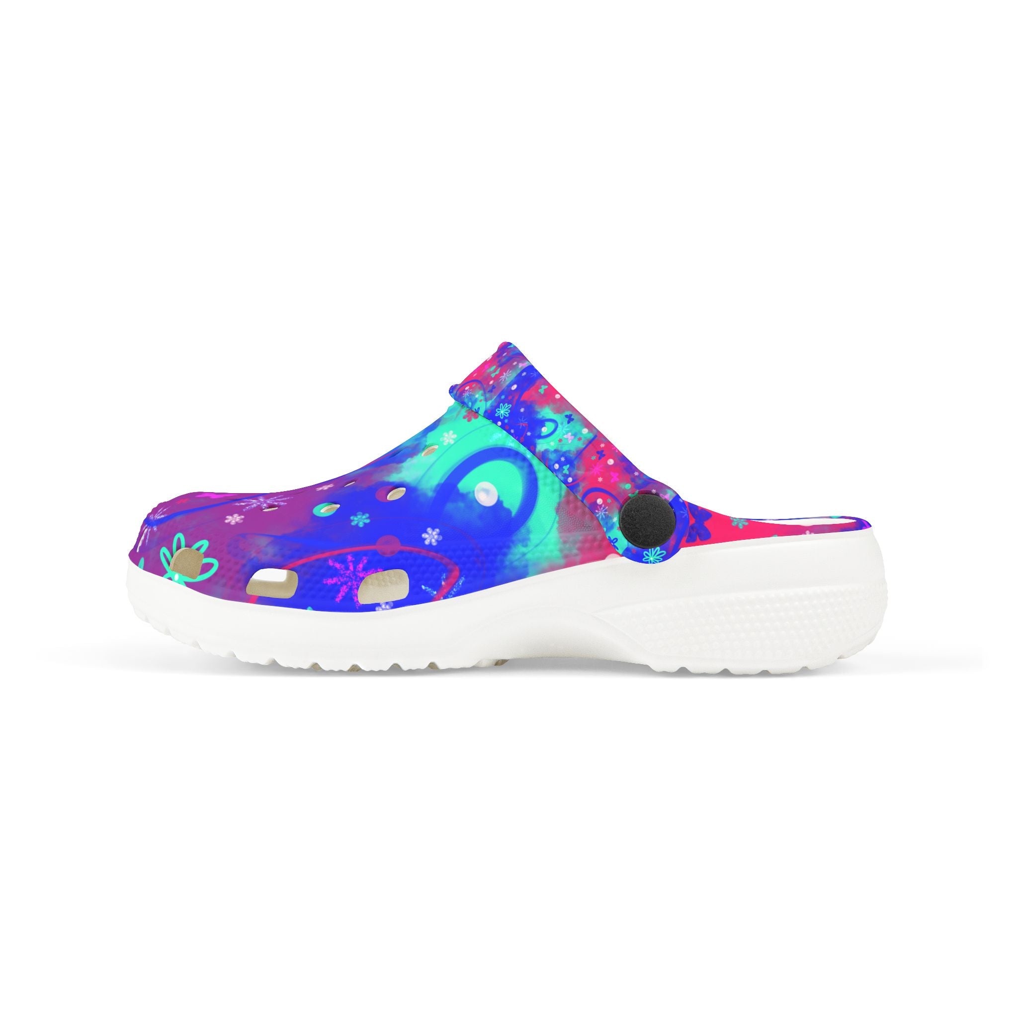 Kids Colorful Galaxy Clogs — Fun Rainbow Foam Slip-Ons