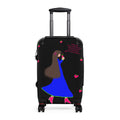 Suitcase — Whimsical Girl with Roses Pattern Carry-On
