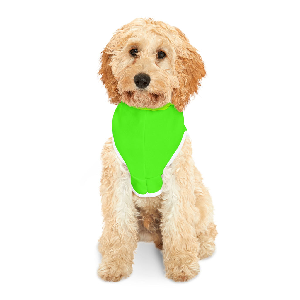 Neon Green Pet Hoodie - Lightweight Dog & Cat Sweatshirt