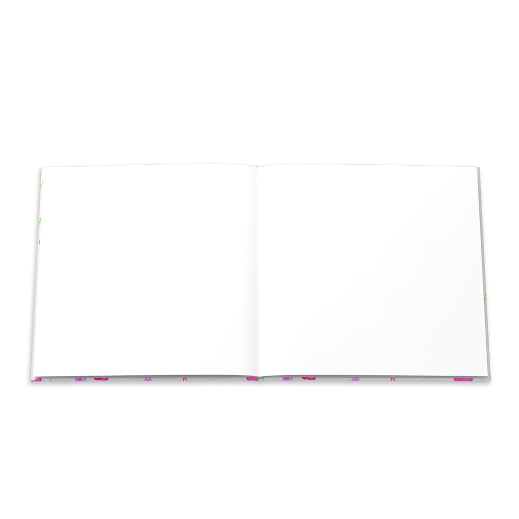 Pink Cherry Pattern Hardcover Photo Book — Cute Floral Keepsake Album