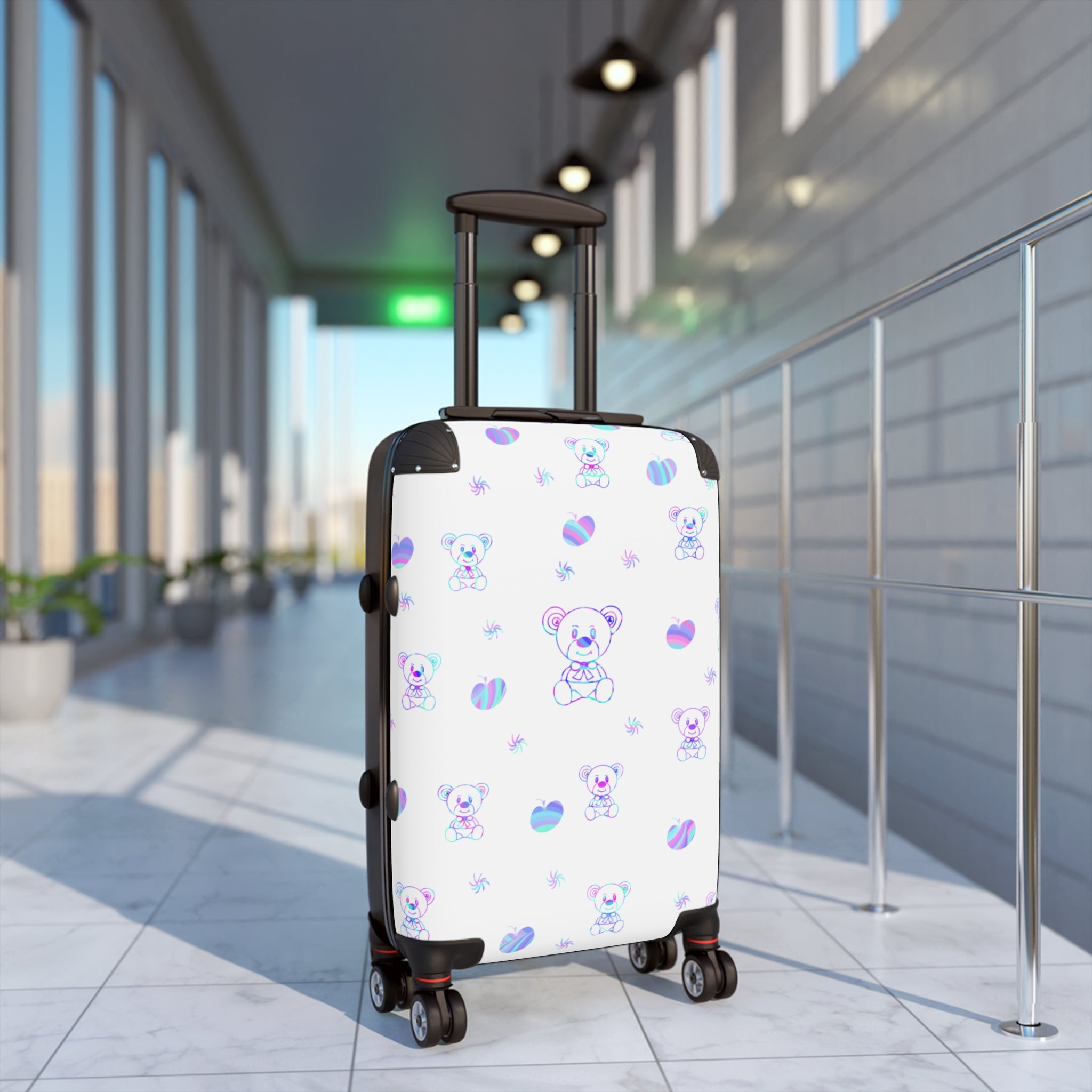 Pastel Koala Carry-On Suitcase — Cute Kawaii Travel Luggage