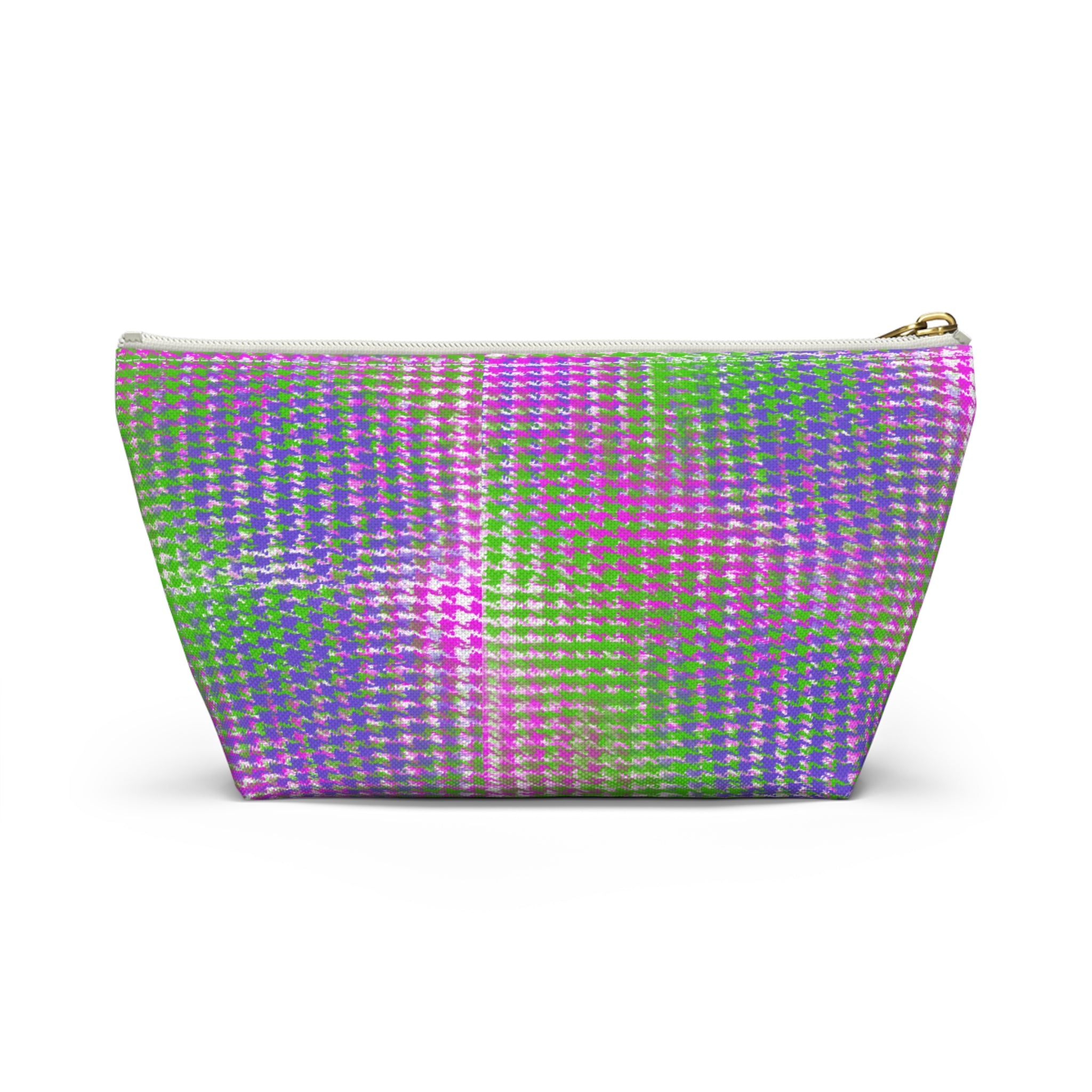 Girls' Superhero Accessory Pouch — Pink & Green T-Top Makeup Bag