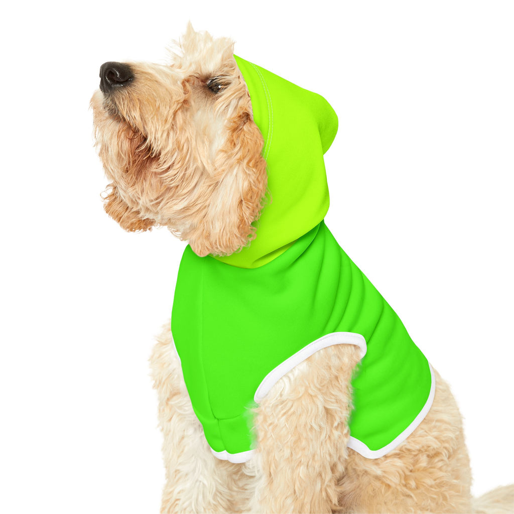 Neon Green Pet Hoodie - Lightweight Dog & Cat Sweatshirt