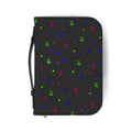 Bible Cover — Minimal Colorful Dot & Icon Zippered Bible Case