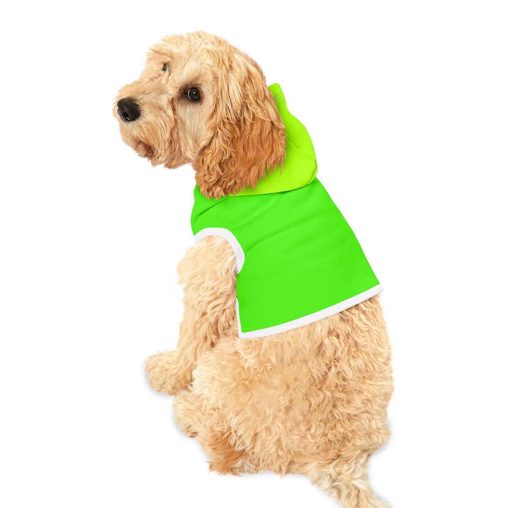Neon Green Pet Hoodie - Lightweight Dog & Cat Sweatshirt