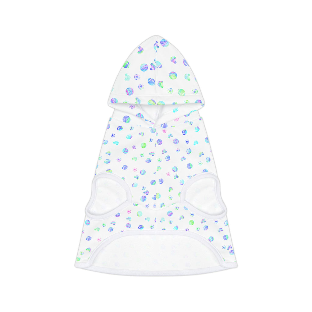 Pastel Dot Pet Hoodie — Lightweight Cute Hooded Sweater for Small Dogs & Cats
