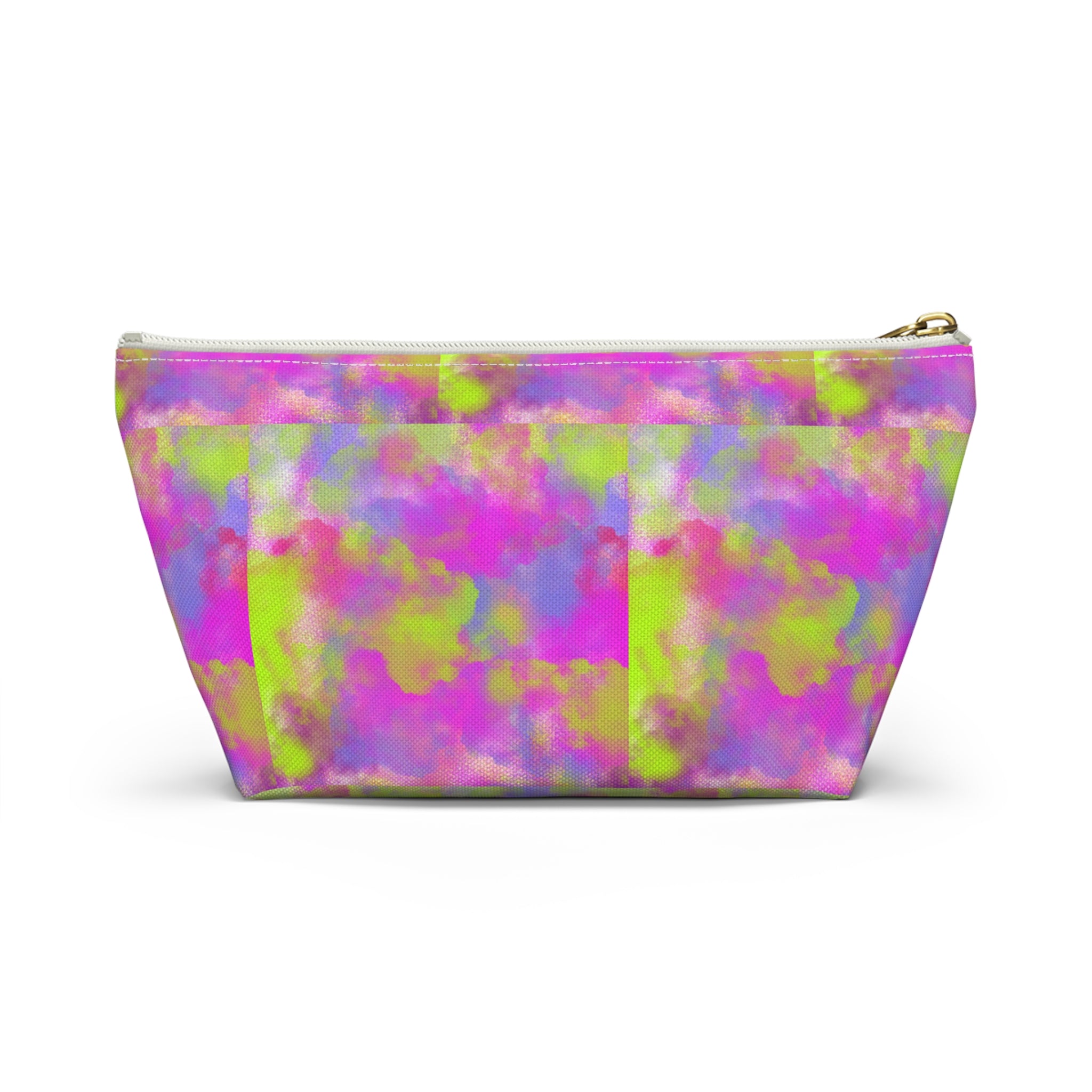 Colorful Kids Accessory Pouch — Cute Girl Illustration Cosmetic Bag