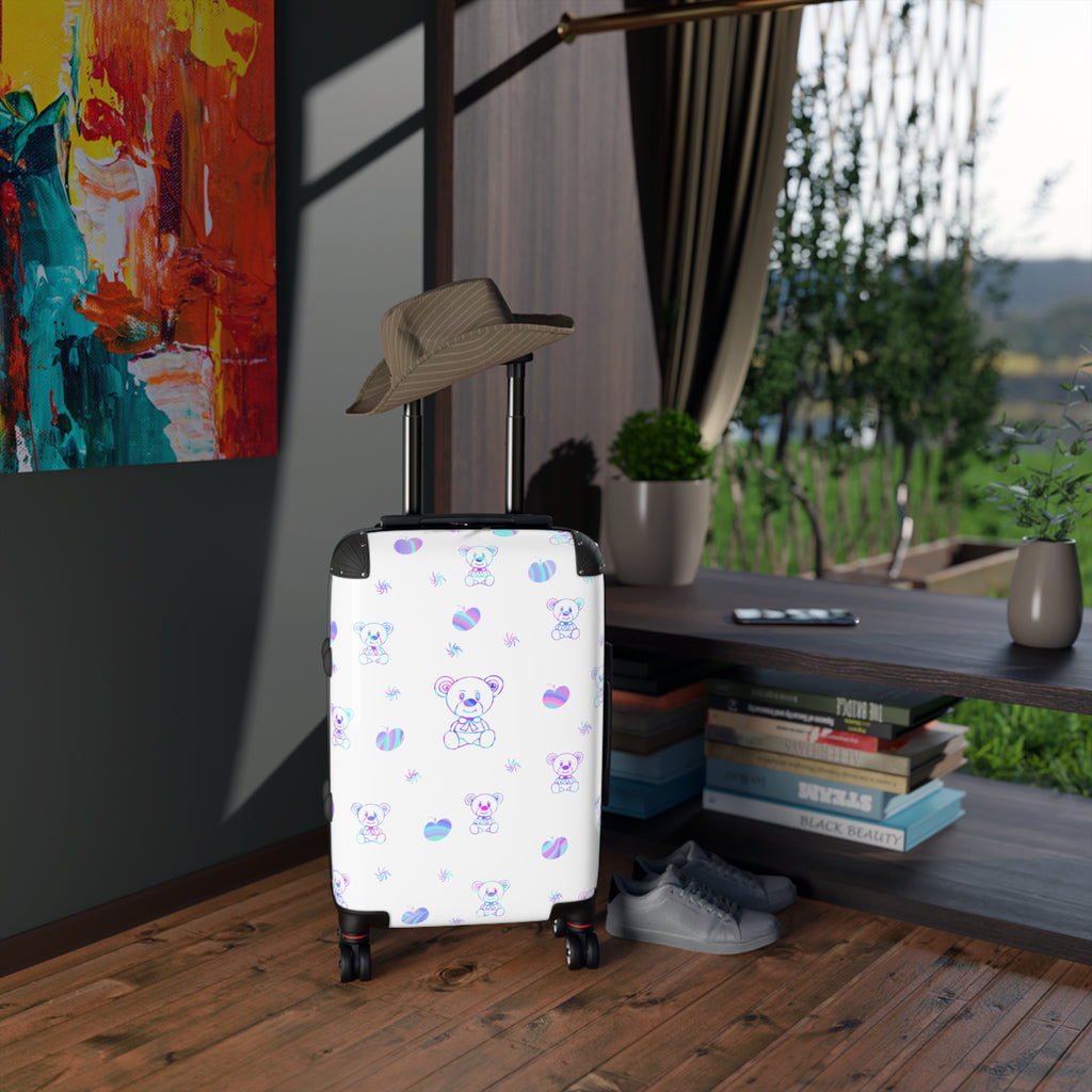Pastel Koala Carry-On Suitcase — Cute Kawaii Travel Luggage