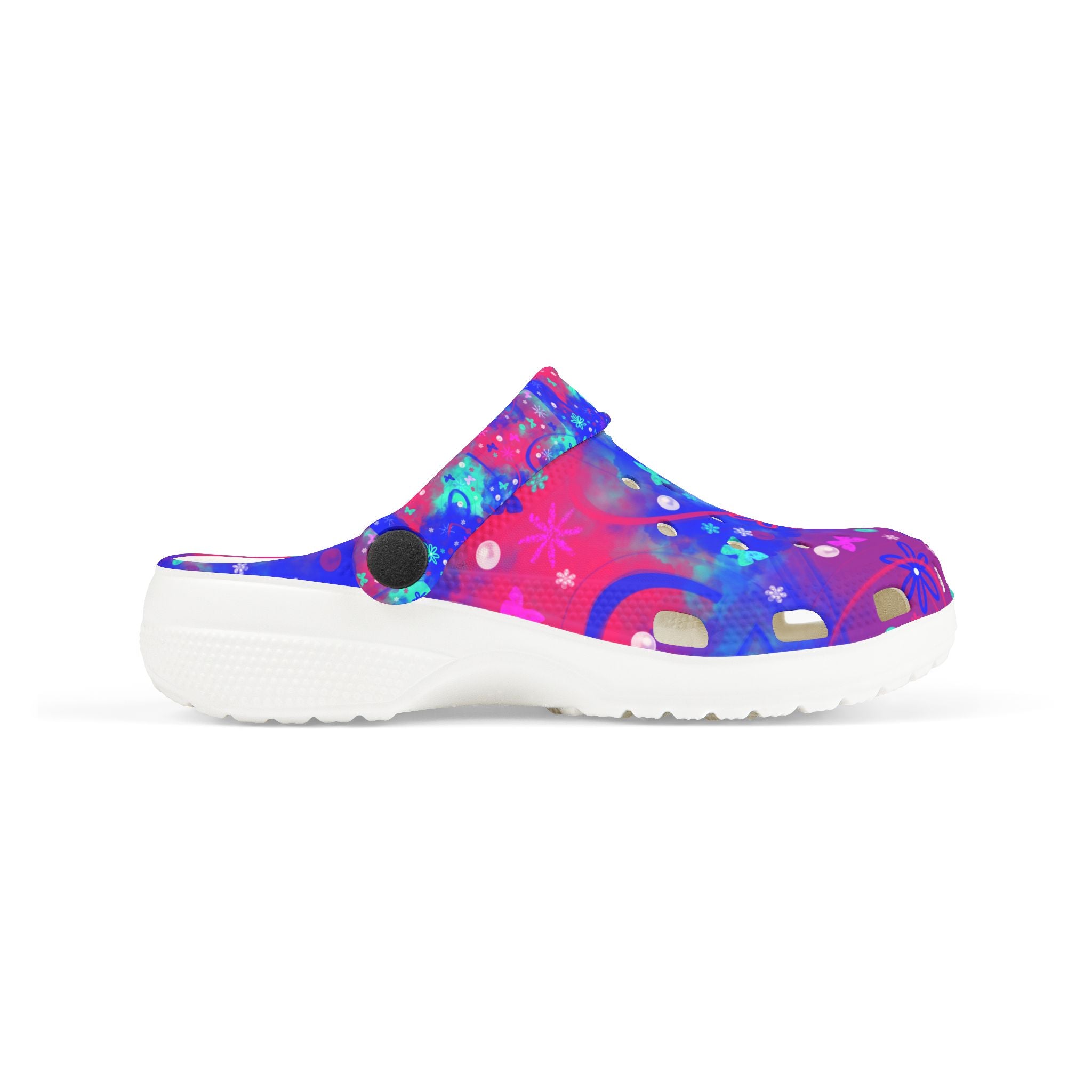Kids Colorful Galaxy Clogs — Fun Rainbow Foam Slip-Ons