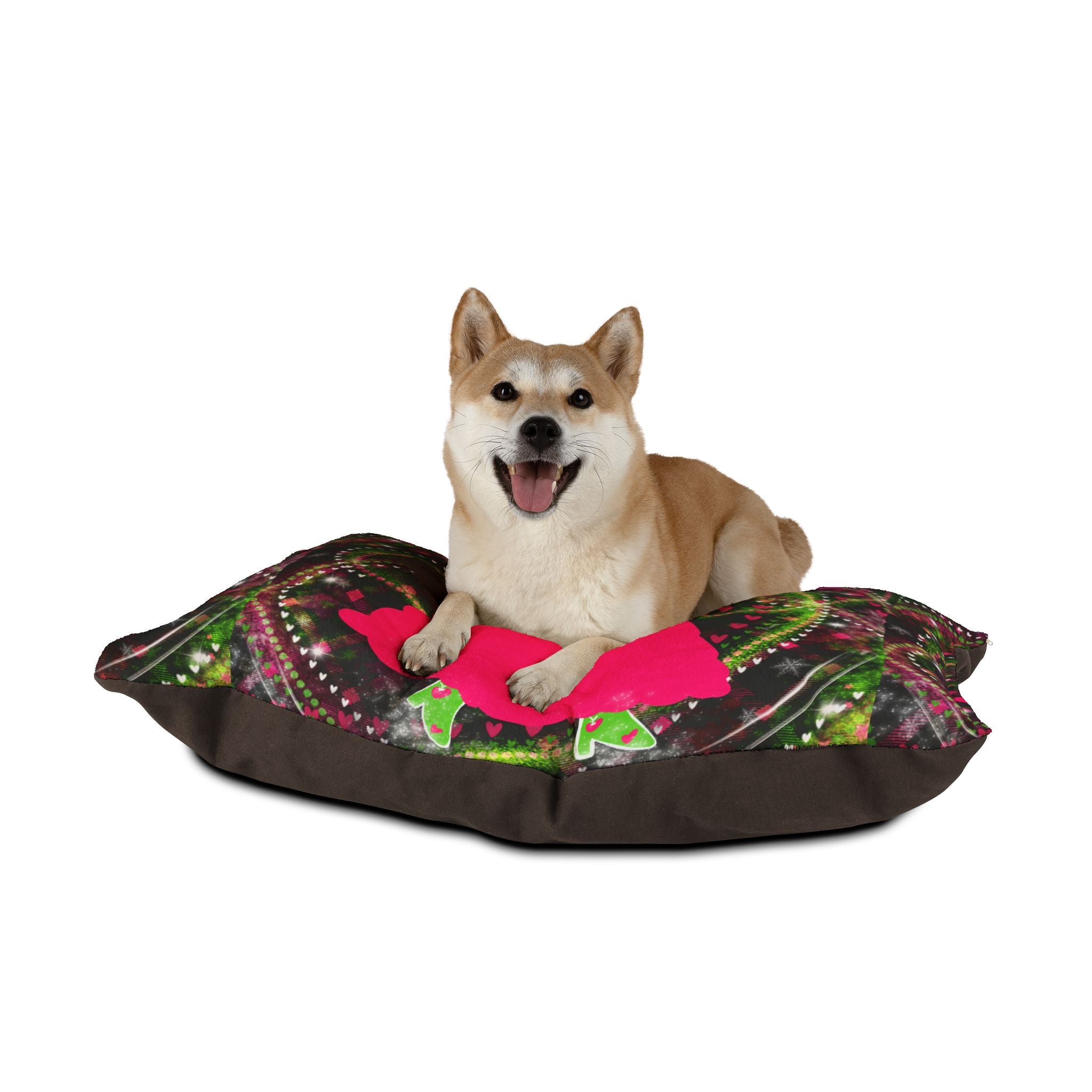 Princess Heart Pet Bed — Pink Fairy Tale Dog & Cat Cushion
