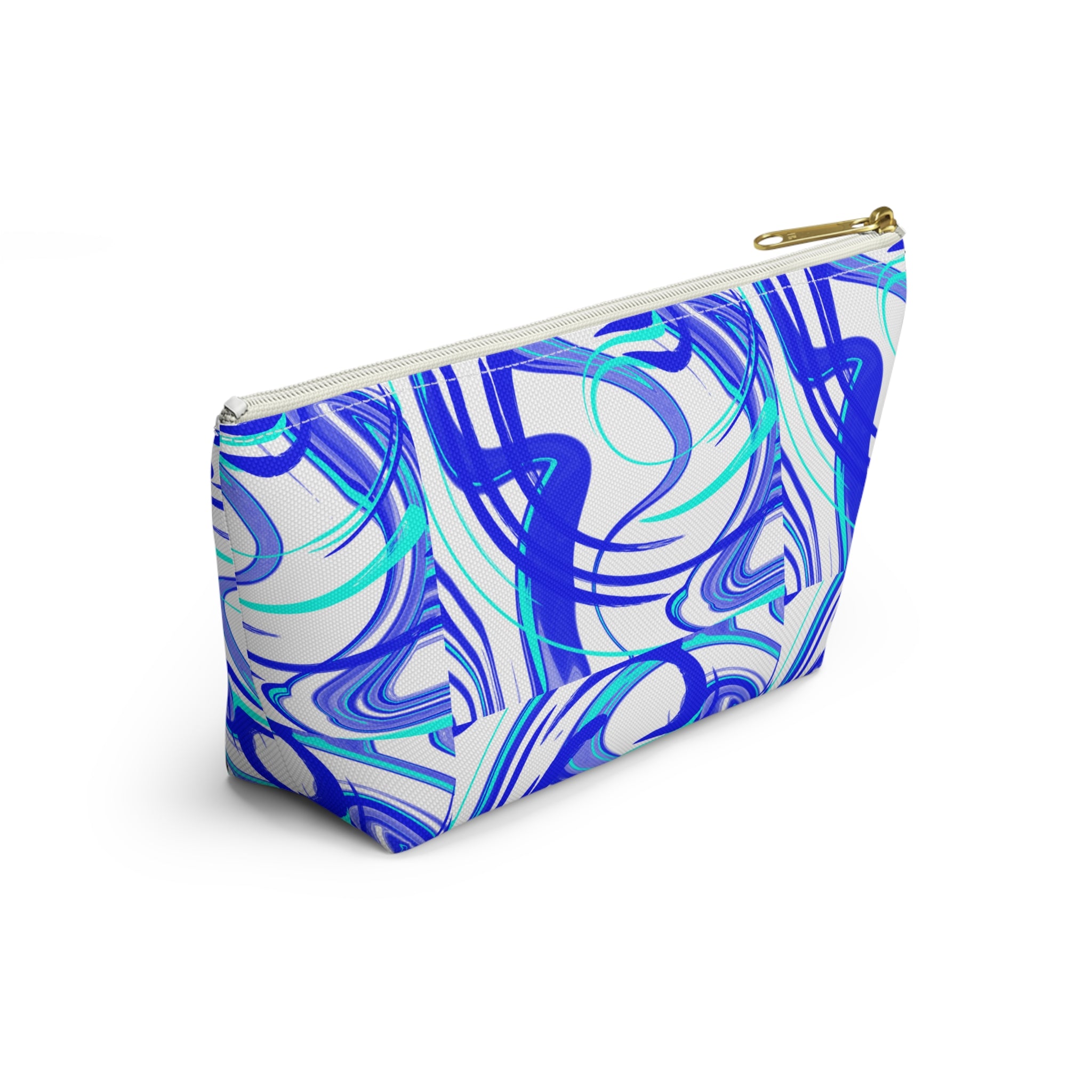 Blue Fairy Cosmetic Pouch — Whimsical Mermaid Girl Accessory Bag
