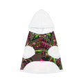 Pet Hoodie - Festive Floral Girl Silhouette Dog/Pet Hoodie