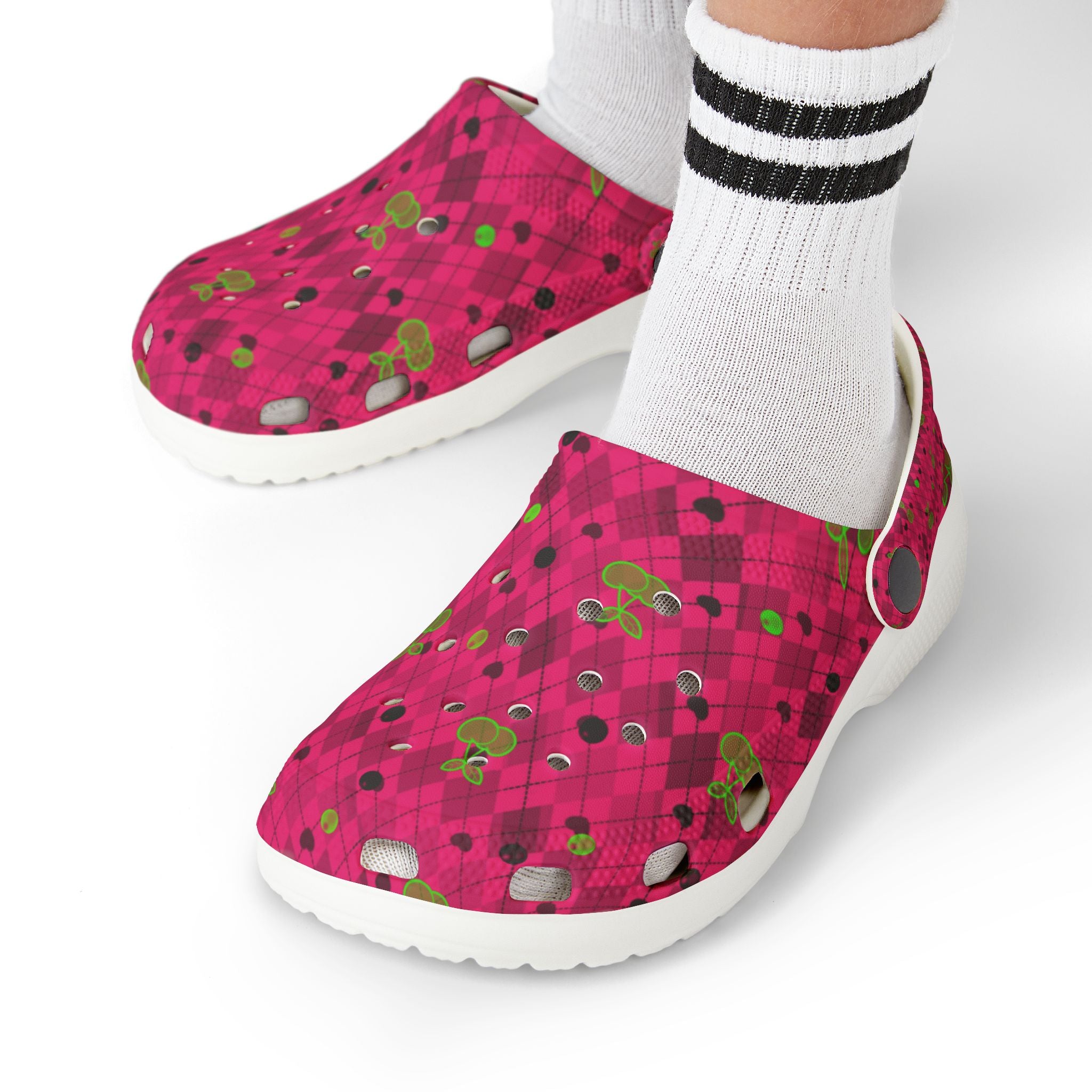 Kids' Pink Camo EVA Foam Clogs — Comfortable Garden & Play Shoes