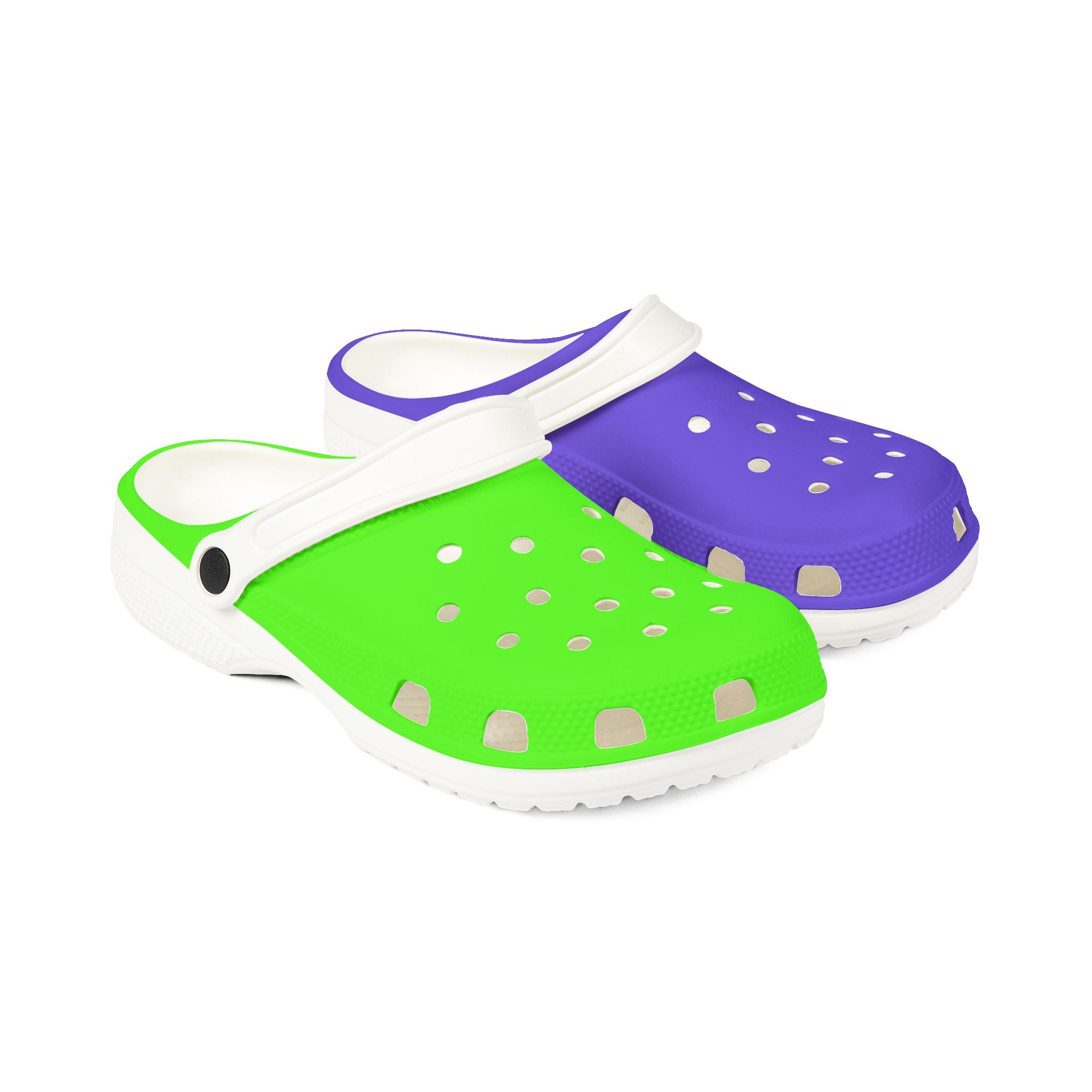 Colorblock EVA Foam Clogs - Lightweight Garden & Beach Shoes