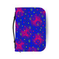 Floral Neon Bible Cover — Zippered Protective Case for Carrying Bible